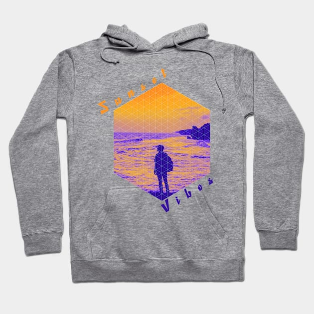 Sunset Vibes Hoodie by zamtex